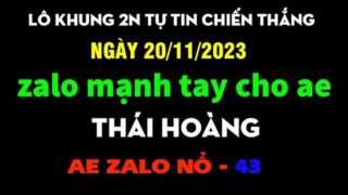 Lô khung thái hoàng 20/11/2023 || soi cầu xsmb || lô khung || lô khung thật mạnh || soi cầu miền bắc